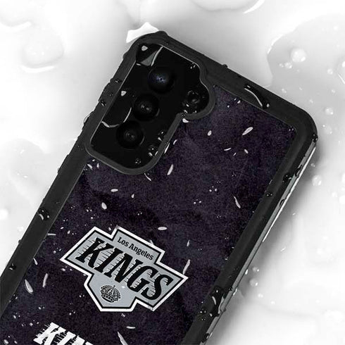 NHL Los Angeles Kings Distressed Galaxy S24 Plus Waterproof Case